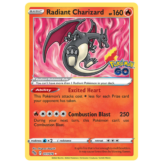 Radiant Charizard - Pokemon GO